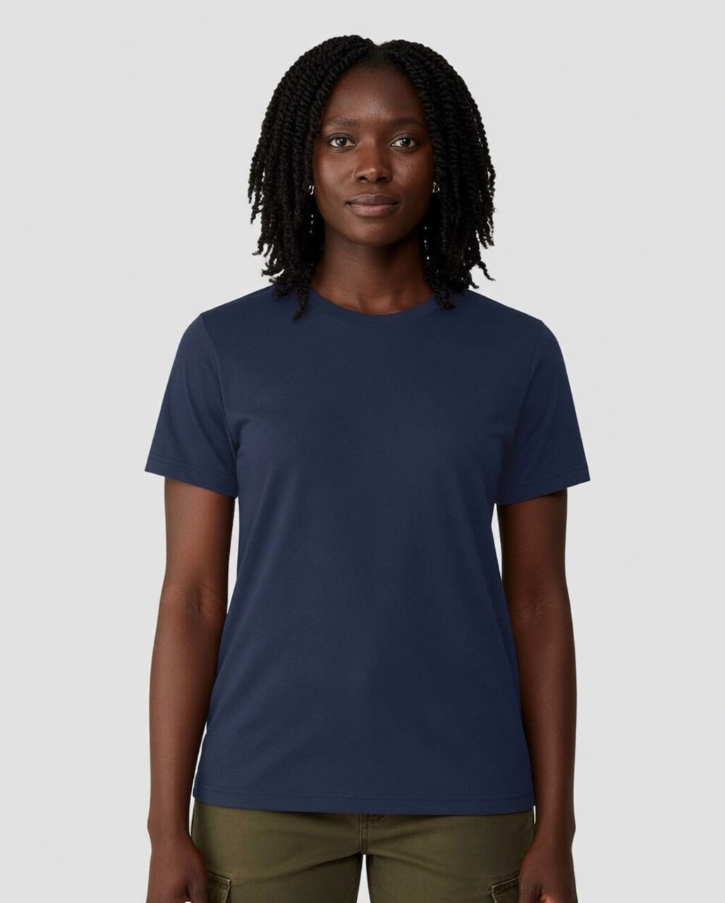 BELLA + CANVAS EcoBlend Short Sleeve Crewneck T-Shirt for Everyday Wear & Custom Printing Tee